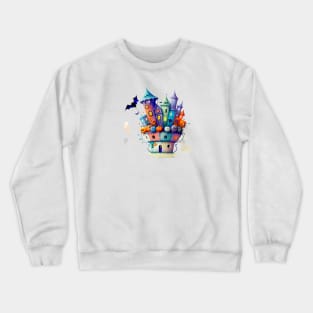 ice cream cone pumpkin Crewneck Sweatshirt